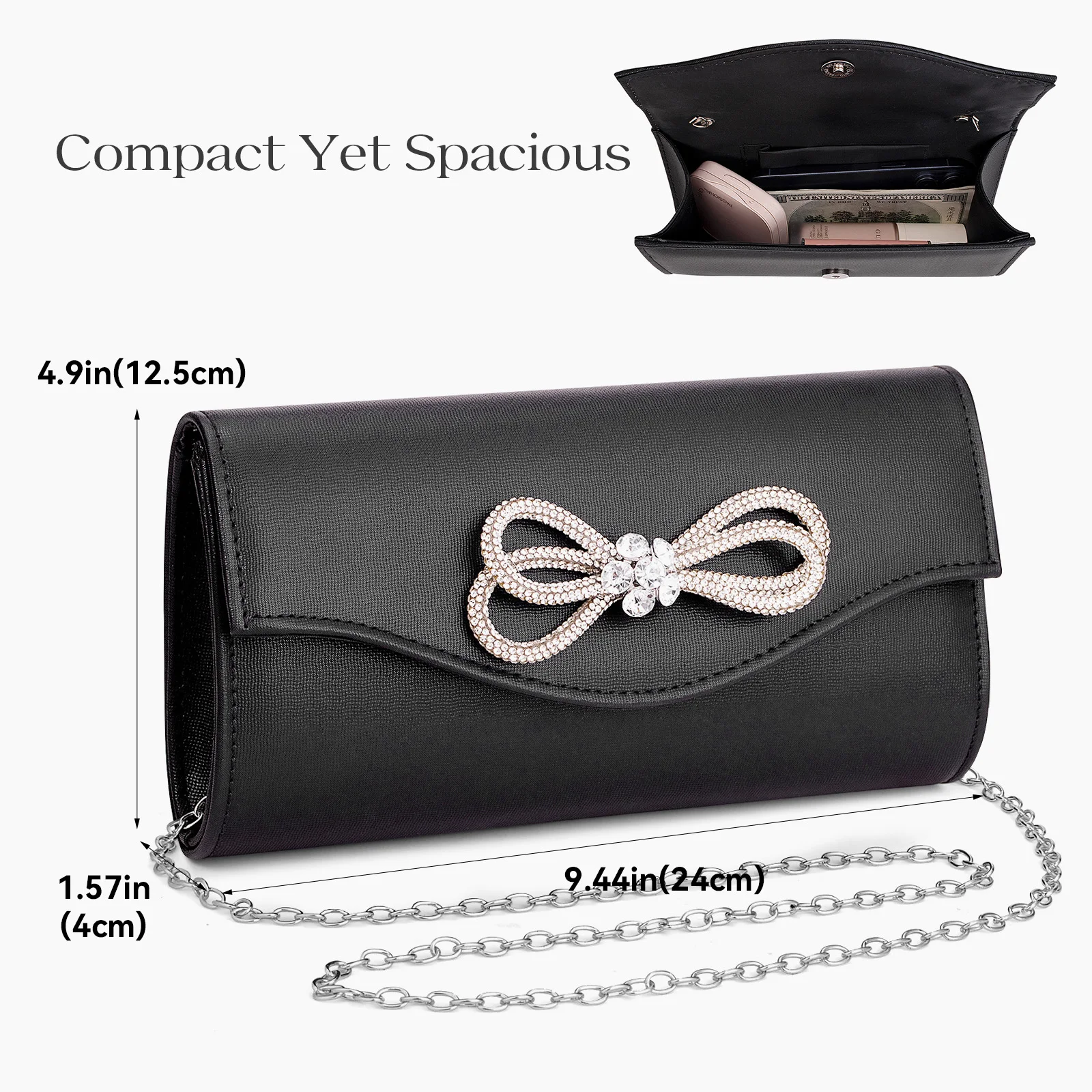 

Women Clutch Bags Formal Dressy Evening Bag Handbags Shinny Crossbody Bag for Wedding Cocktail Prom Party Elegance Charm 2025