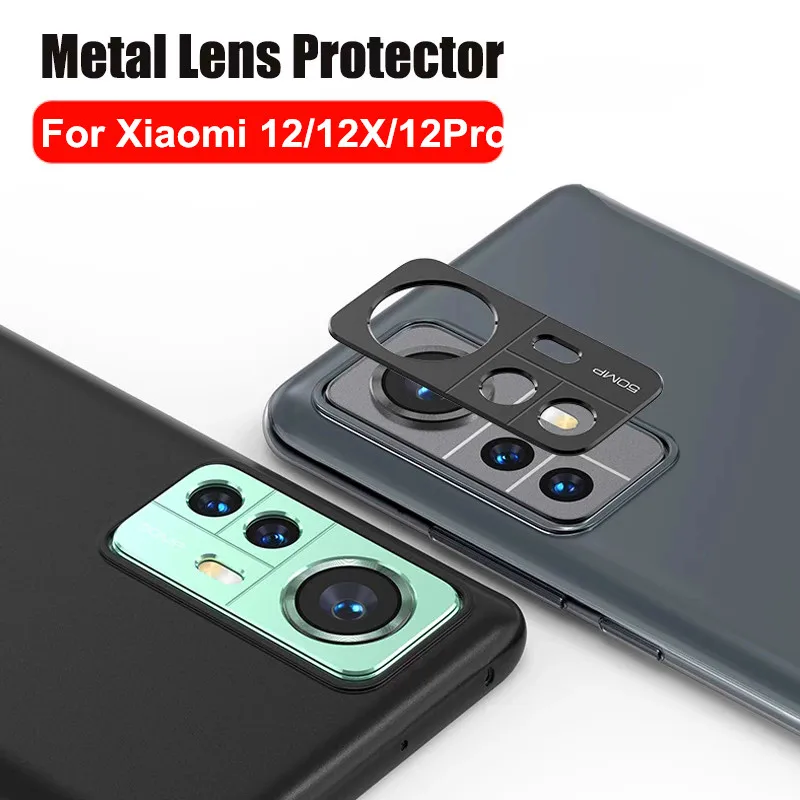 

2022 Metal Camera lens for Xiaomi 12 Pro 12X lens Ring Protective NO Glass for Xiaomi Mi 12 Lens Film Case Lens Cover