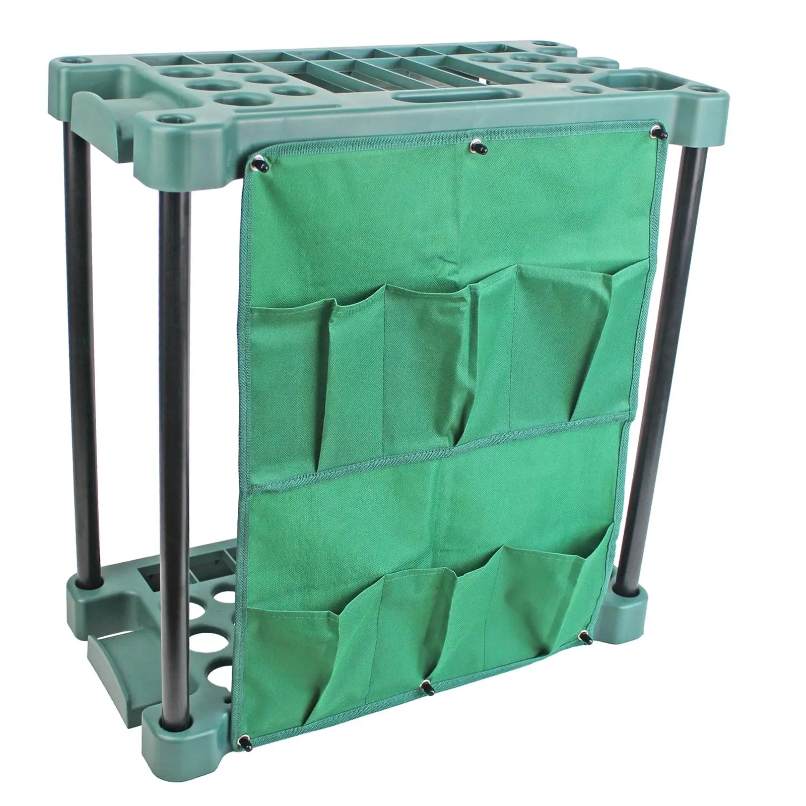 Garden Tool Organizer Durable Yard Tool Tower Rack for Rake Broom Shovel