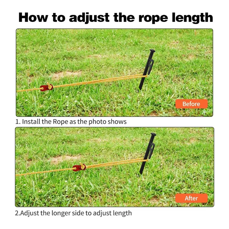 

2525+ 8 Pack 10in Heavy Duty Tent Stakes,Outdoor Camping Windproof Ground Stakes,for All Kinds of Ground