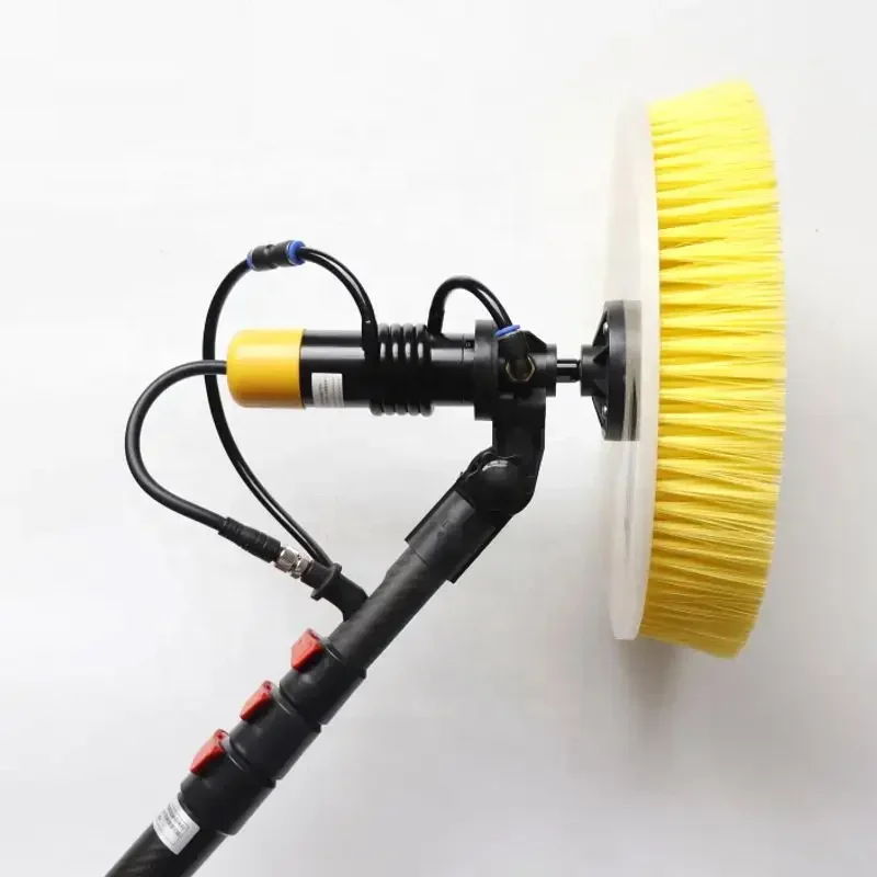 Ready to Ship Solar Panel Rotating Cleaning Brush Water Fed Solar Panel Cleaning Tool