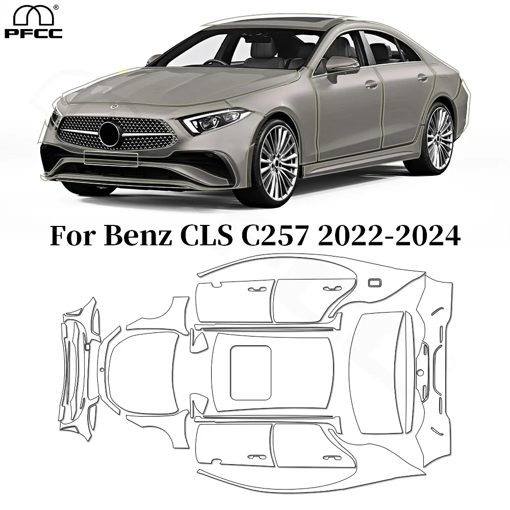 

Pre-cut PPF For Mercedes Benz CLS C257 2022-2024 TPU Paint Protection Film Car Body Clear Bra Anti-Scratch Resistant Invisible