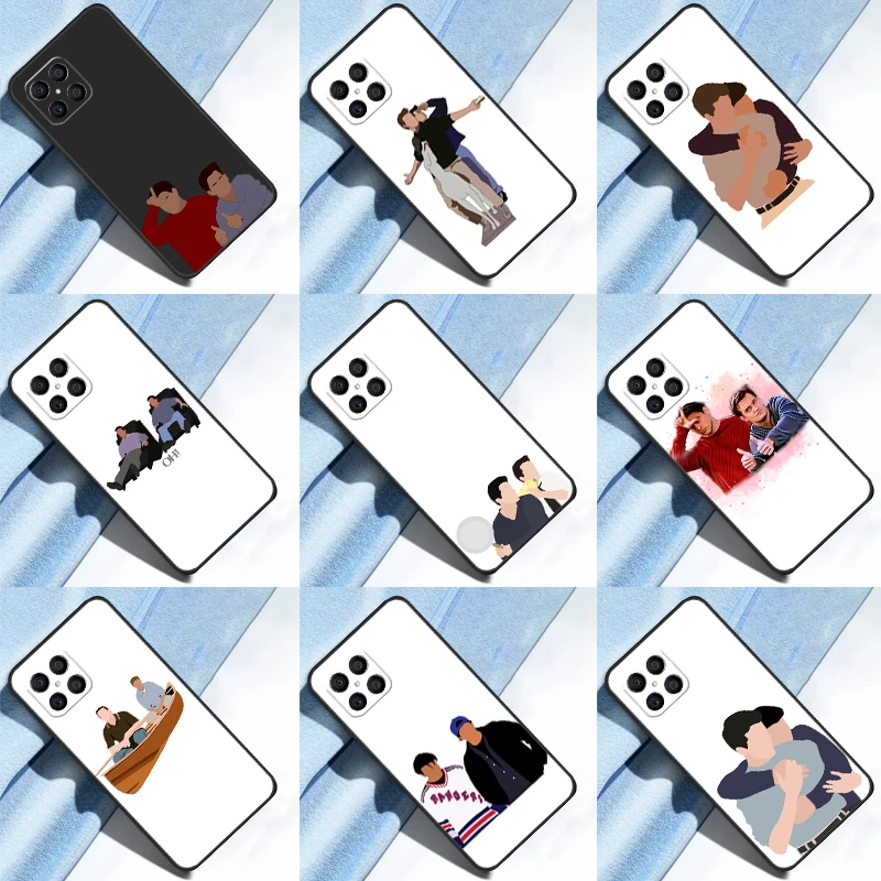 Friends Chandler And Joey For Honor 50 Lite X9 X7 X8 Case For Huawei P20 P30 P40 P50 Pro Nova 5T P Smart 2019 Cover