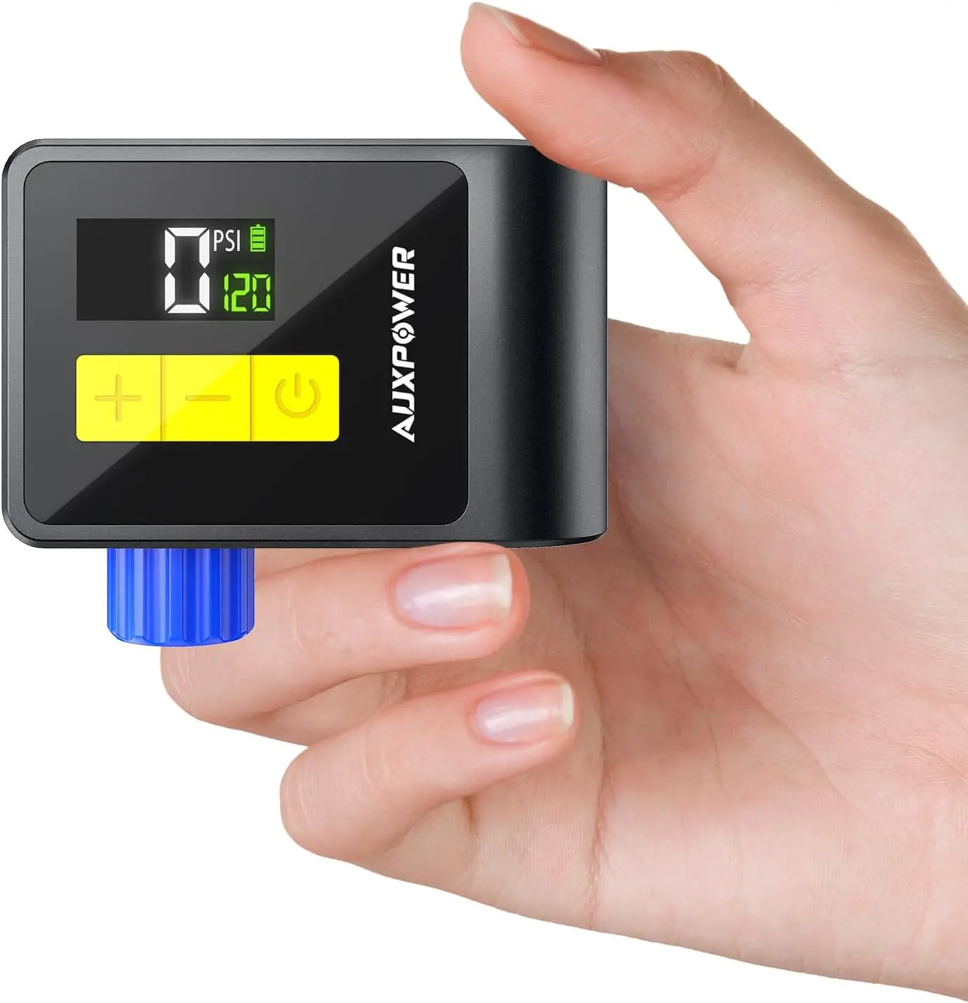 

BL03 Bicycle Pump with Pressure Gauge, 120PSI, Presta & Schrader, Auto Stop, for Road, Mountain, E-Bike, Camping