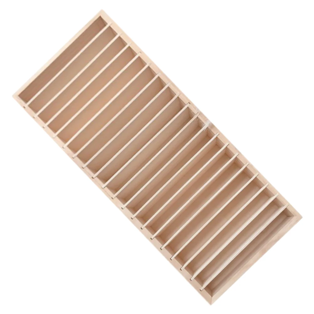 

Wooden Hairband Organizer Headband Holder Display Rack Business Cards Envelops Bows Hoops Headdress Storage Craft Room Desk