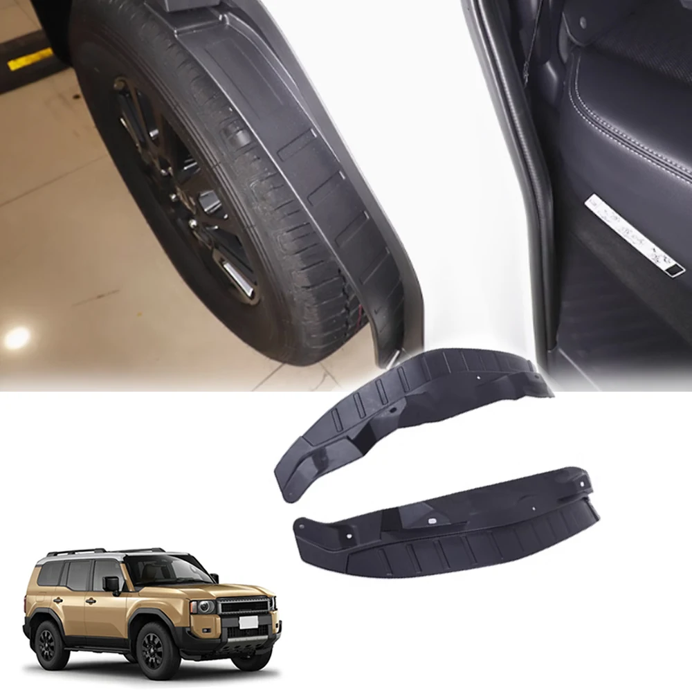 FOR New Land Cruiser 250 Rankle 250 TRJ250W GDJ250W 2024 Mudguard rear wheel mudguard no need to drill holes PP soft plastic