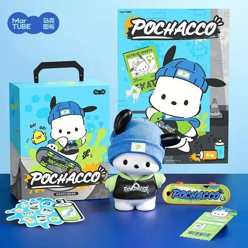 

Kawaii Sanrio Pochacco Bluetooth Speaker Cartoon Anime Wireless Speaker Portable Desktop Charging Speaker Decoration Kids Gifts