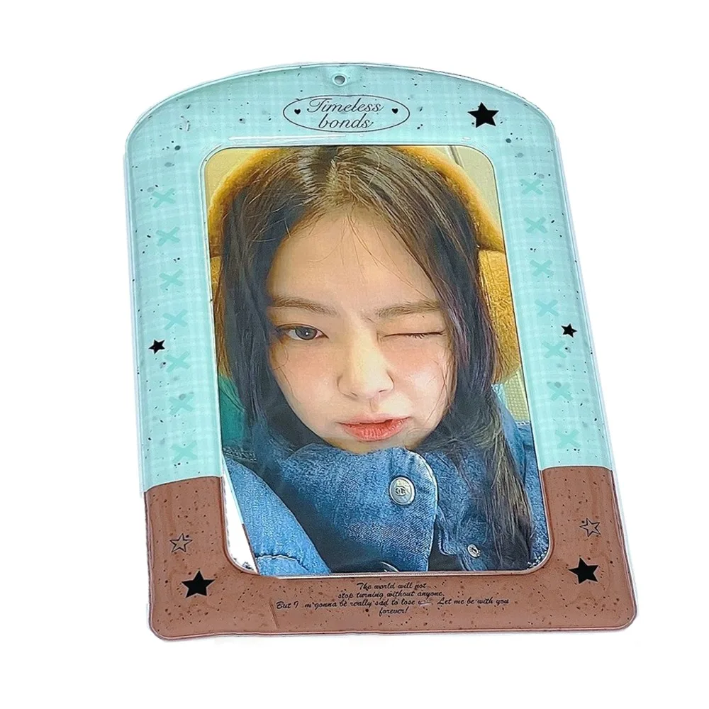 

Cute PVC Photocard Holder Giant A4 Size Photos Protective Cover Colorful Card Cover for Korean Idol Photos