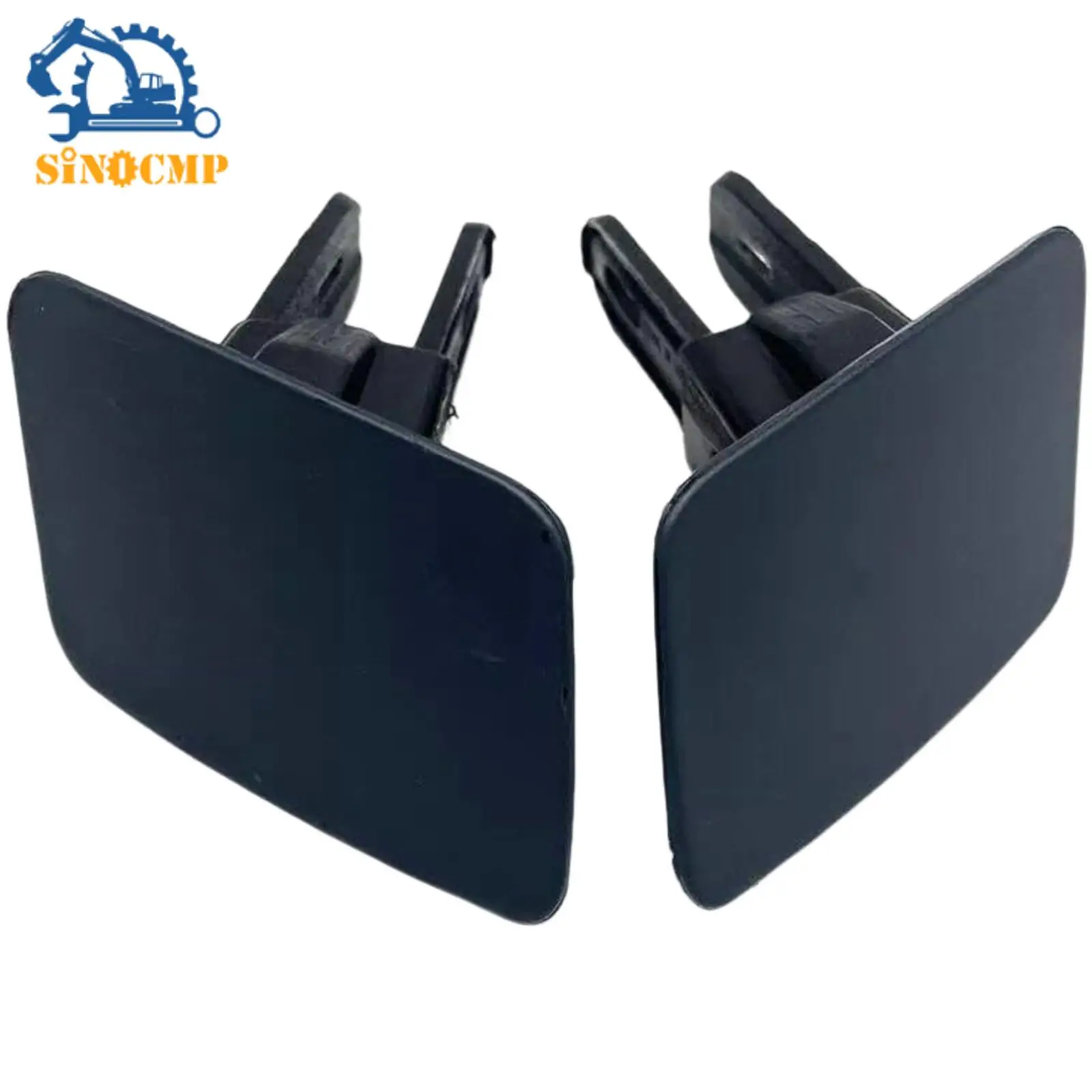 2Pcs Car Front Bumper Lamp Washer Cover 5ZL72DX8AB 5ZL73DX8AB For Jeep Grand Cherokee 2017-2021 Automotive Exterior Accessories