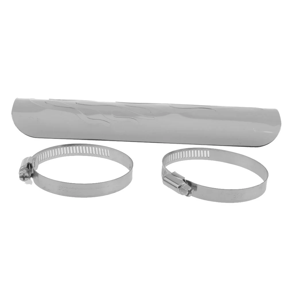 Thermal Shroud Exhaust Pipe Kit Metal Protection Sheet for Prince Car Exhaust Accessory Flame Models
