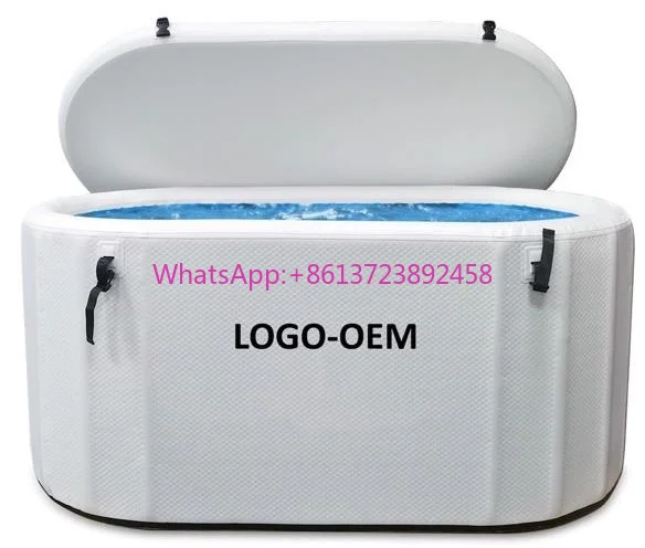 

BINSPAPO Customizable PVC Inflatable Portable Ice Bath Tub for Cold Water Therapy SPA Fitness Recovery Tent Included