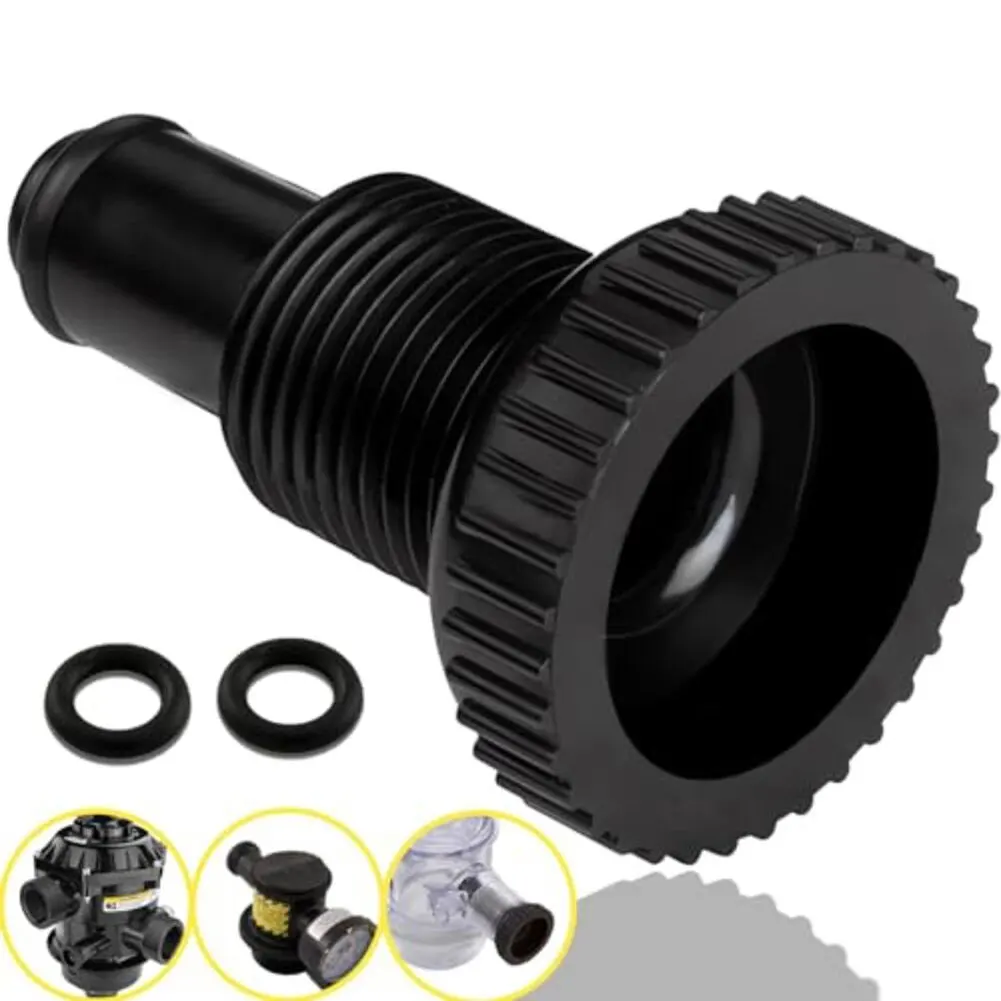 Válvula de filtro de piscina para mantenimiento de piscina, válvula de purga de aire para piscina TR100C TR140C, válvula de 2-1 y 2 pulgadas de ancho, incluye dos juntas tóricas