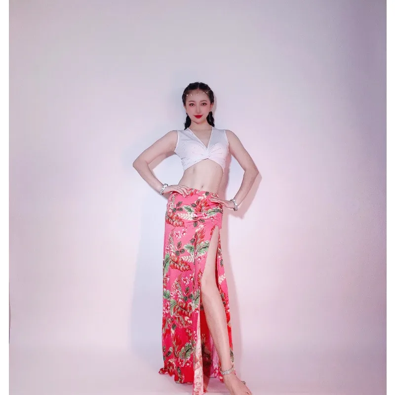 

Customized Belly Dance Costumes Oriental Dance Dress 2025 New Practice Clothes Group Clothes Beginner Fish Tail Skirt