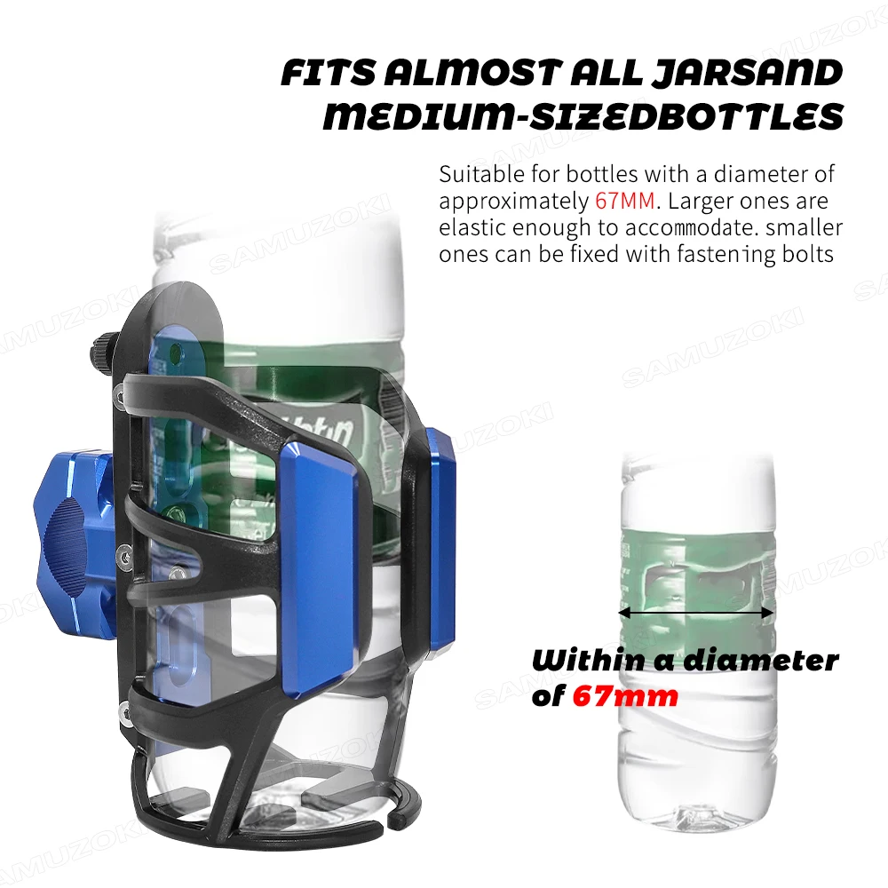 Uchwyt na bidon/kubek do motocykla BMW R1300GS F900GS R1200GS R1250GS LC ADV F850GS F750GS, mocowanie na kierownicę