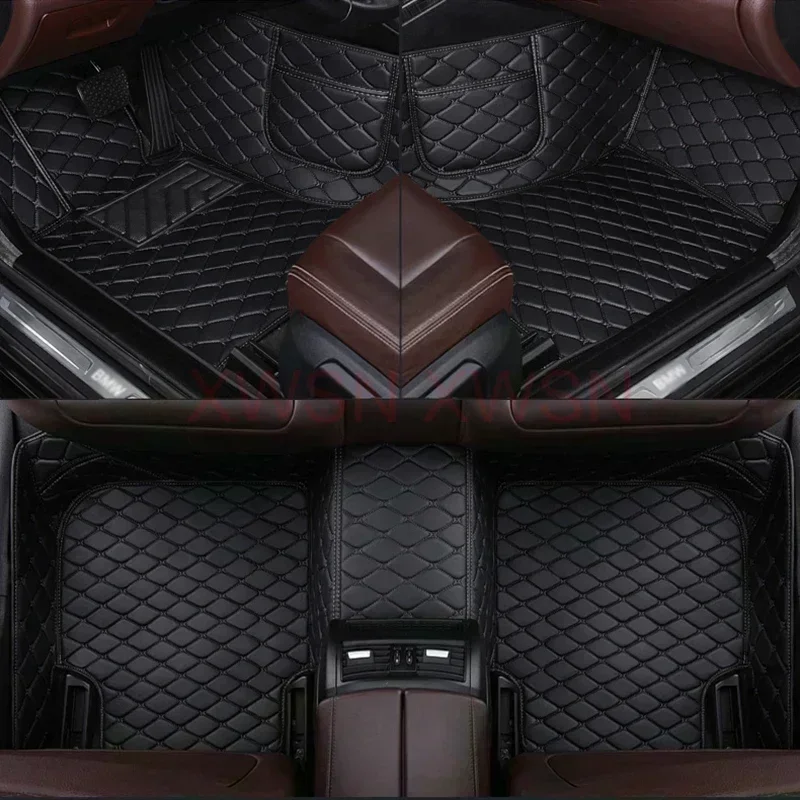 

Customized Style 3D Car Floor Mats for Hyundai Santa Fe 7 Seat 2013-2023 Equus 5 Seat 2010-17 Interior Accessories Phone Pocket