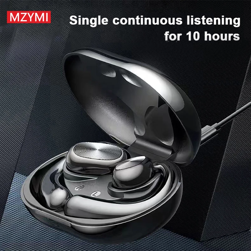 MZYMI J99 TWS Sport Ear-Hook Headphones Wireless Bluetooth Earphones LED Display 9D Stereo Sound Headset Built-in Mic