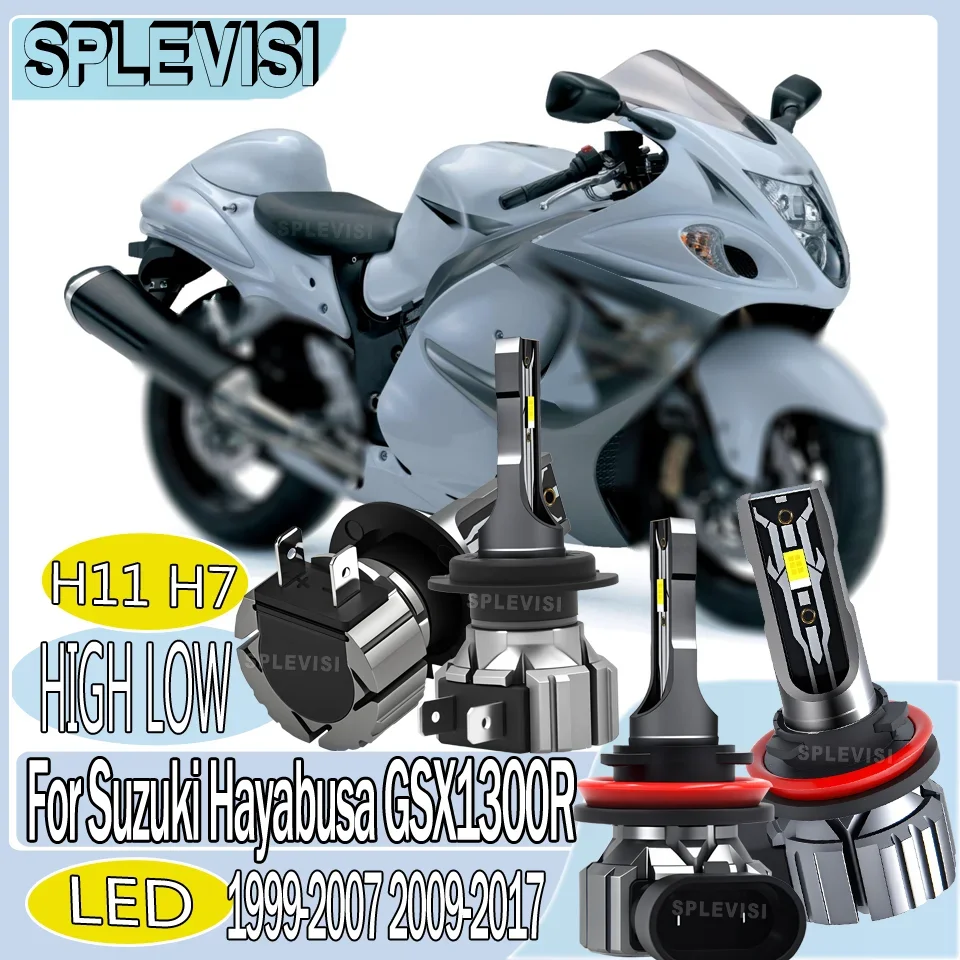 

12v Reliable Night Use Direct Replacement motorcycle Headlight High Low Beam For Suzuki Hayabusa GSX1300R 1999-2007 2009-2017