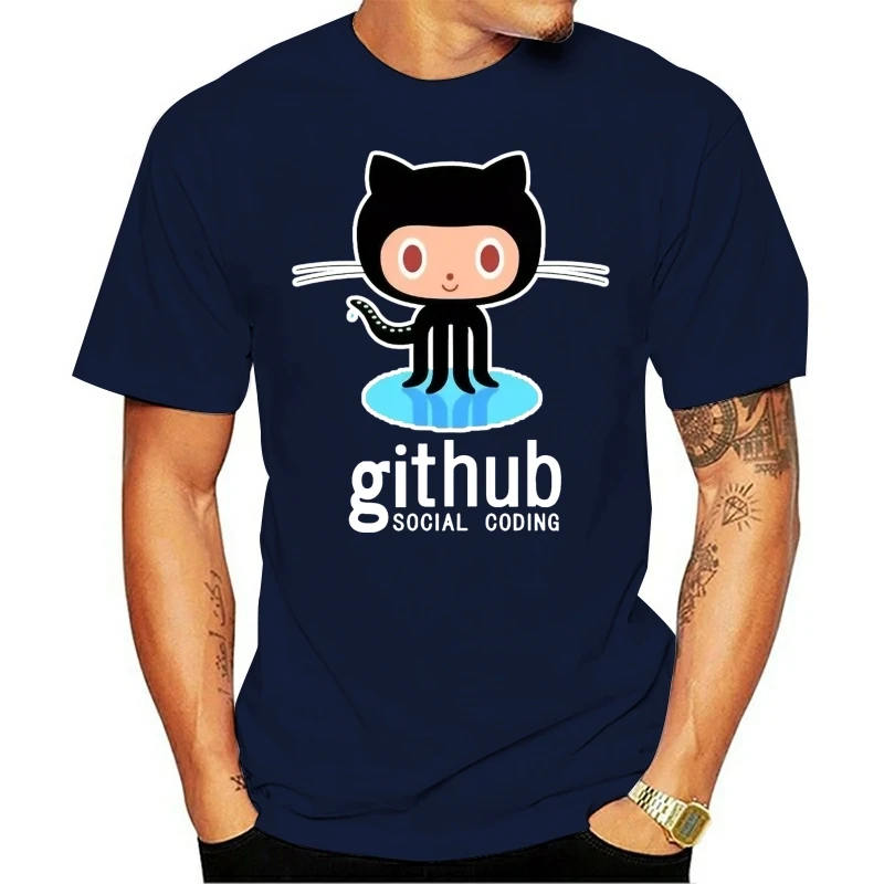 Github T Shirt Men Women Tshirt Short Sleeve T-Shirt The IT Crowd Streetwear