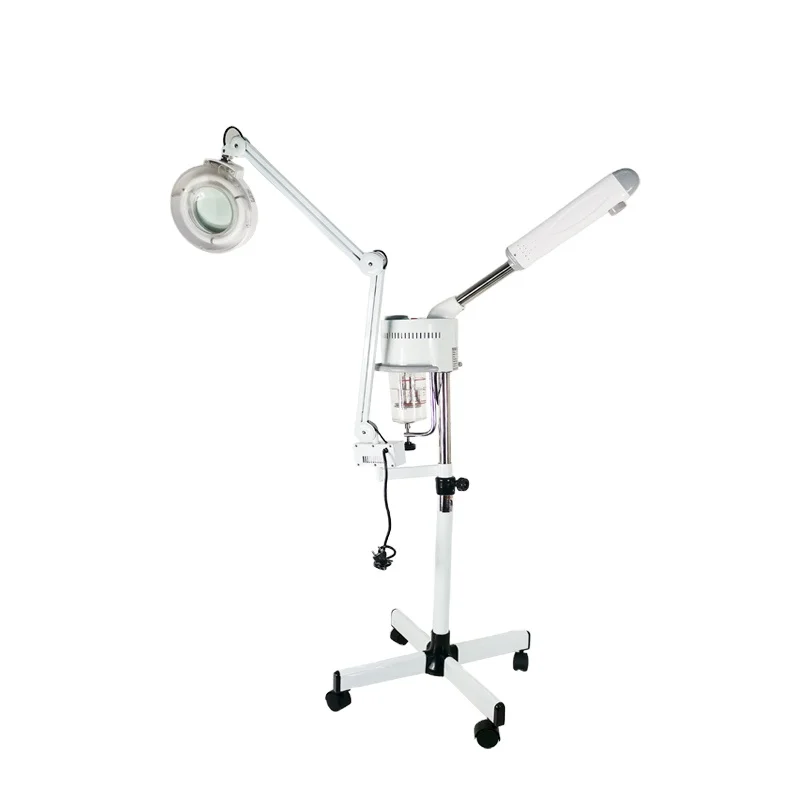 AU-900E Multifunctional 2 in 1 vapozone facial steamer   with magnifying lamp