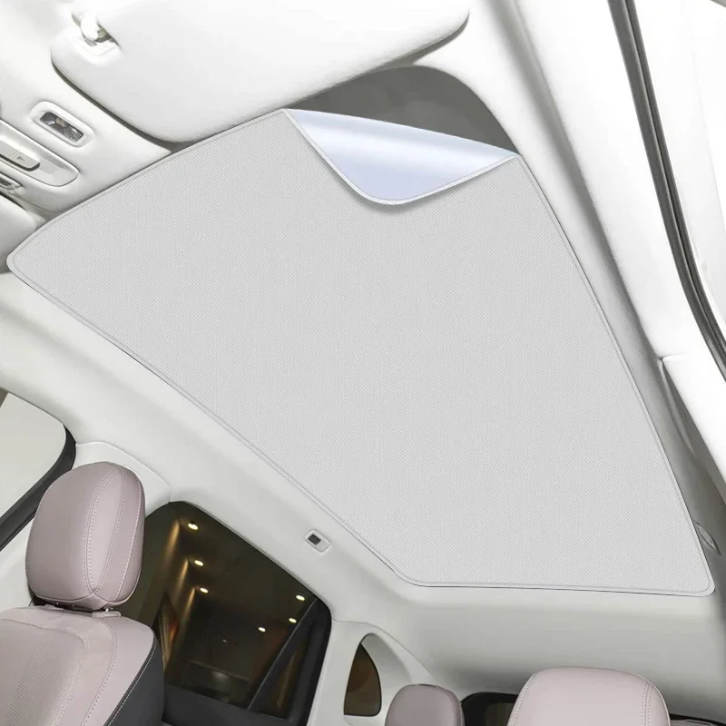 

Автомобильный солнцезащитный козырек из замшевой ткани с защитой от УФ-излучения и электростатической адсорбцией для люка, теплоизоляция, для HONGQI EHS5 2026-наст. время