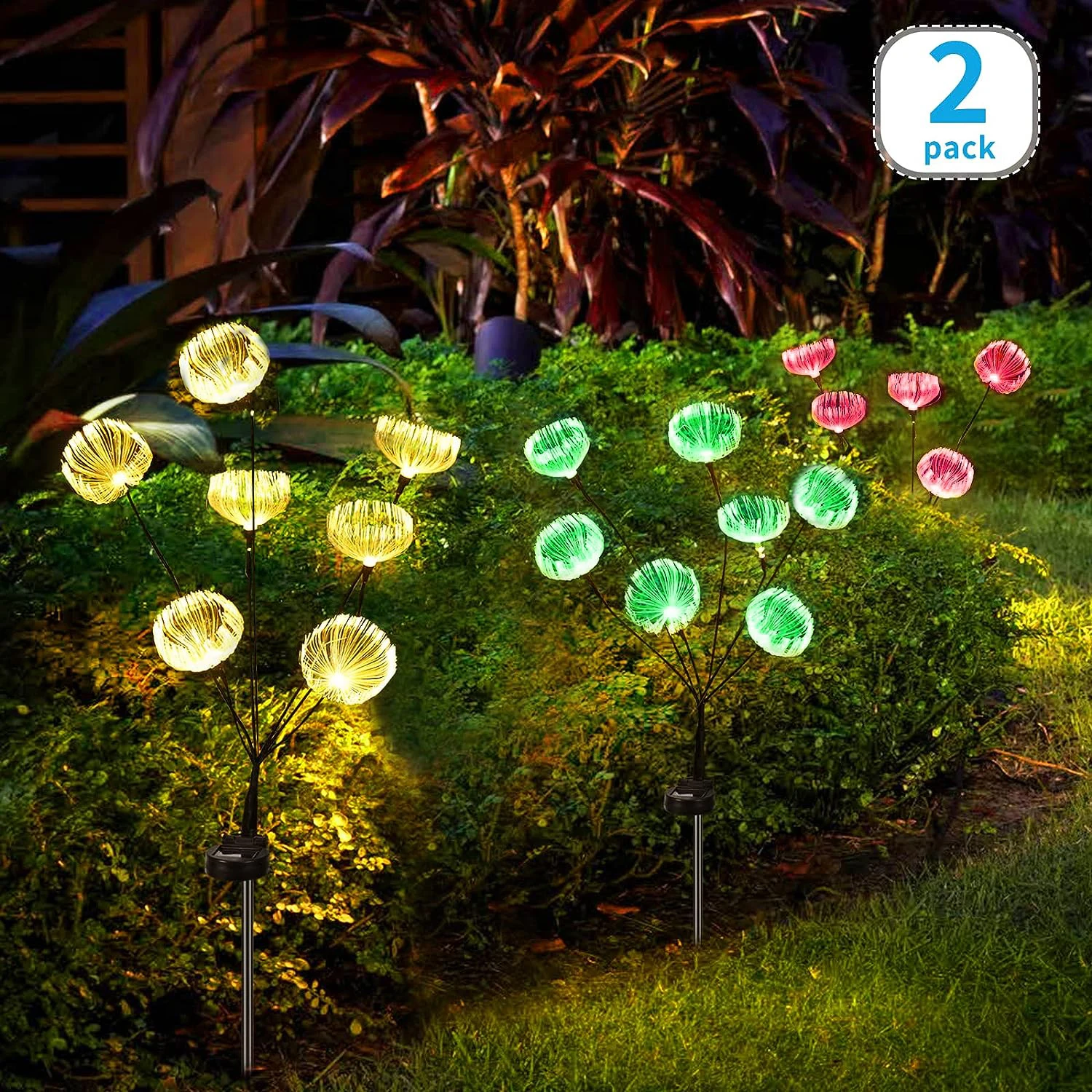 Solar jellyfish lights garden lights outdoor waterproof landscape decoration lawn lights