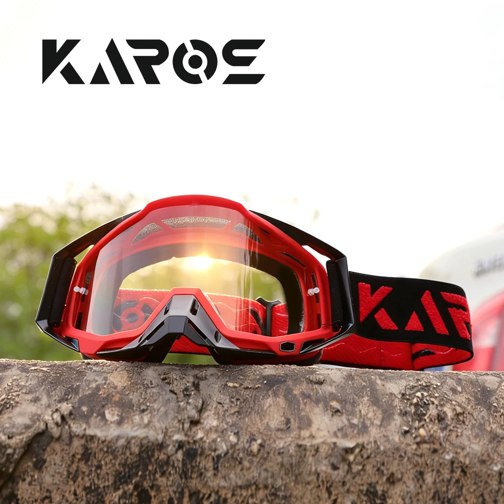 

Karos Classic Motocross Goggles Windproof UV400 Protective Glasses Men Outdoor Riding Eyewear For Motorcycle Racing Cycling Ski