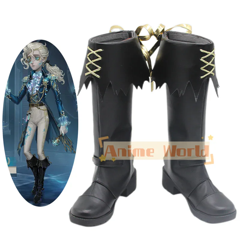 Identity V Composer Frederick Kreiburg Benefactor Phantom Sail Shoes Cosplay Boots Halloween Carnival Boots Custom Made