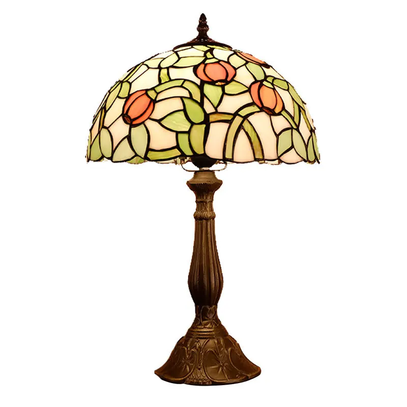 

Pastoral, rural, creative, simple, study, lotus, bedroom, decorative desk lamp