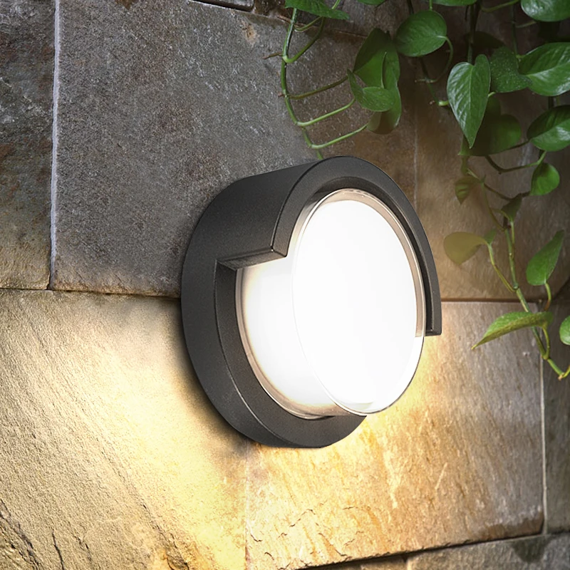 Led Outdoor Wall Light Waterproof IP65 Motion Sensor Led Outdoor Lighting Porch Lights Balcony Garden Lights Outdoor Wall Lamp