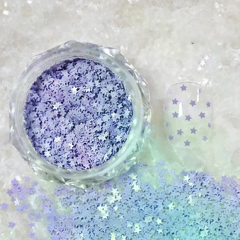 1PC Mini paillettes étoiles scintillantes de 1 mm pour ongles, accessoires mignons pour salon de manucure, décoration d'ongles DIY, design d'art d'ongles, décoration d'ongles scintillante