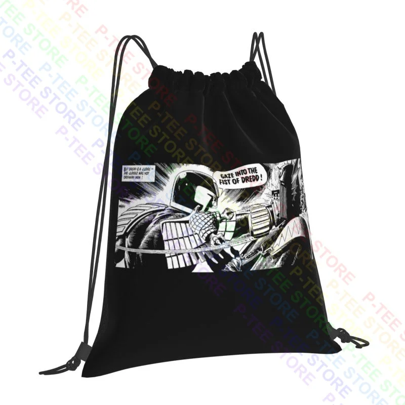 2000 Ad Judge Dredd Fist Of Dredd Drawstring Bags Gym Bag Gym Swimming 3d Printing Outdoor Running