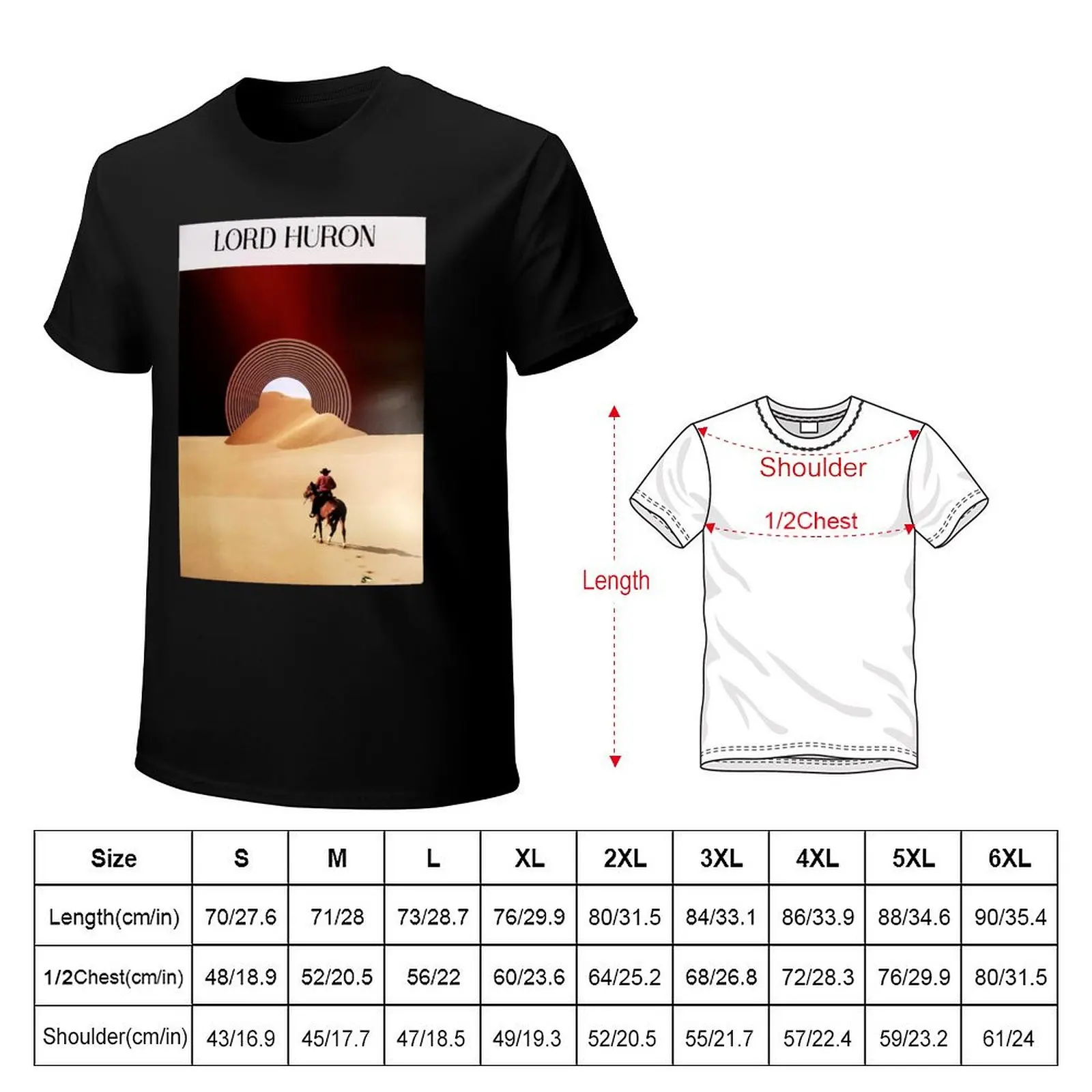 dor lord tunggang kuda huron T-Shirt Festival Casual Short Sleeve