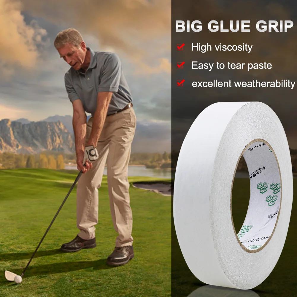 Golf Grip Tape Double Sided Roll for Regripping Golf Clubs Caring Maintaintenanc Shaft Protector Easy Peel Strip