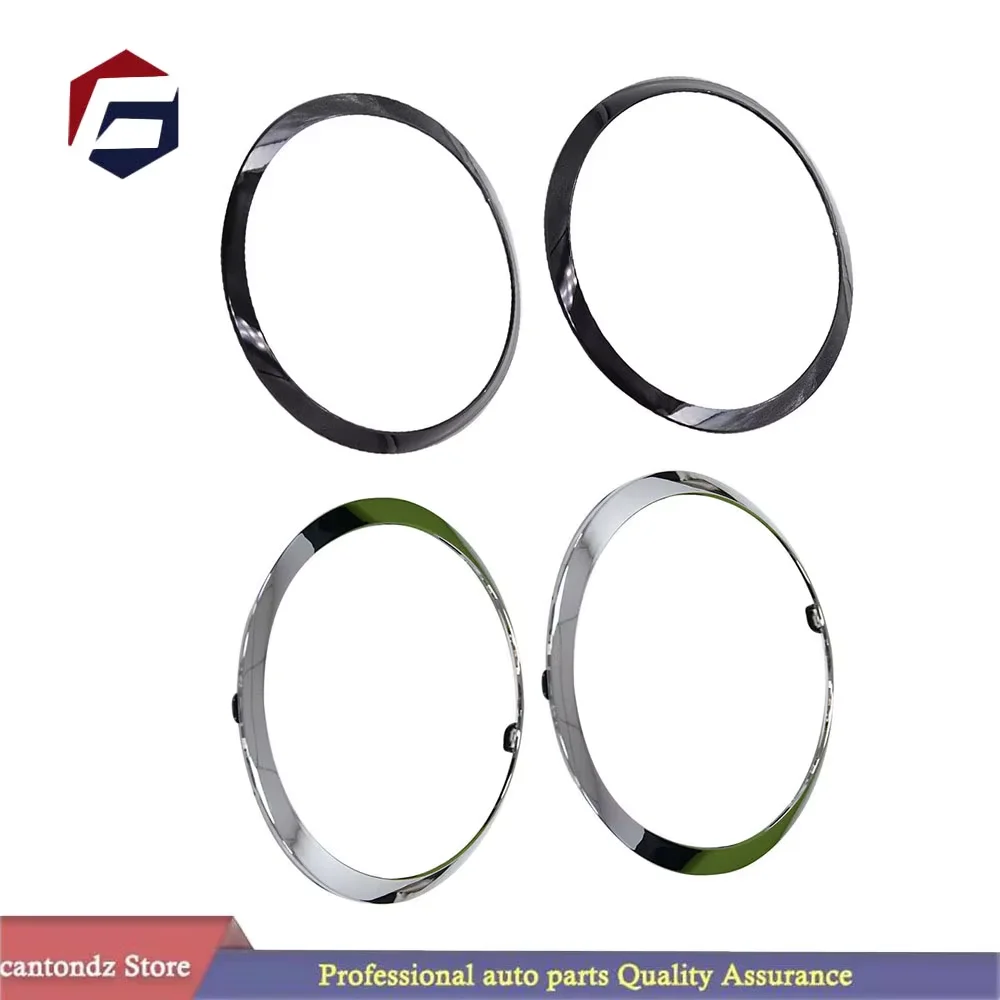 

2PCS Headlight Ring Bezel Trim Surround Cover Fit For BMW Mini Cooper R55 R56 2007-2015