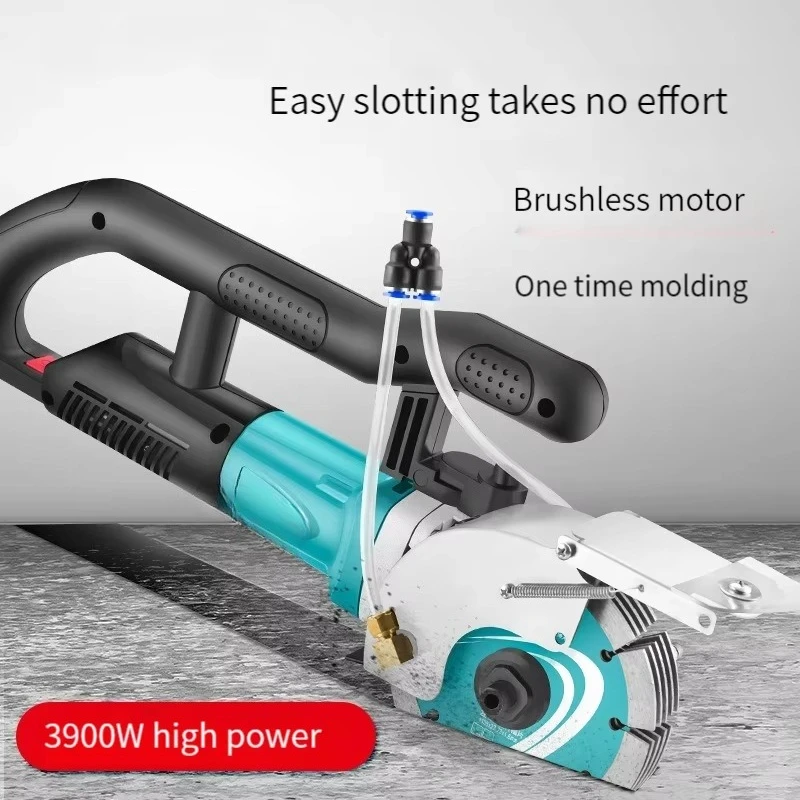 Professional 41mm Depth Wall Slotter Cutting Machine Grooving Long Handle Chaser With 135 Saw Blades
