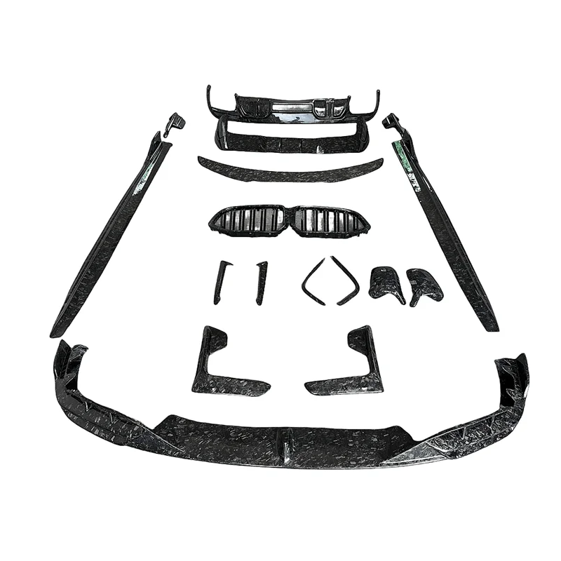 

Боди из кованого углеродного волокна в стиле LD для BMW F95 X5M Pre Lci 2022, спойлер на передний бампер, комплекты кузова автомобиля