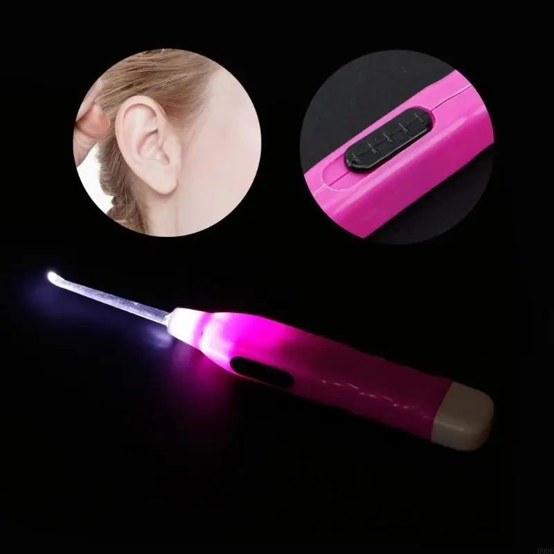 G99E Flashlight Clean Earpick Ear Cleaner LED Light Non-slip Wax Remover Clean Ear