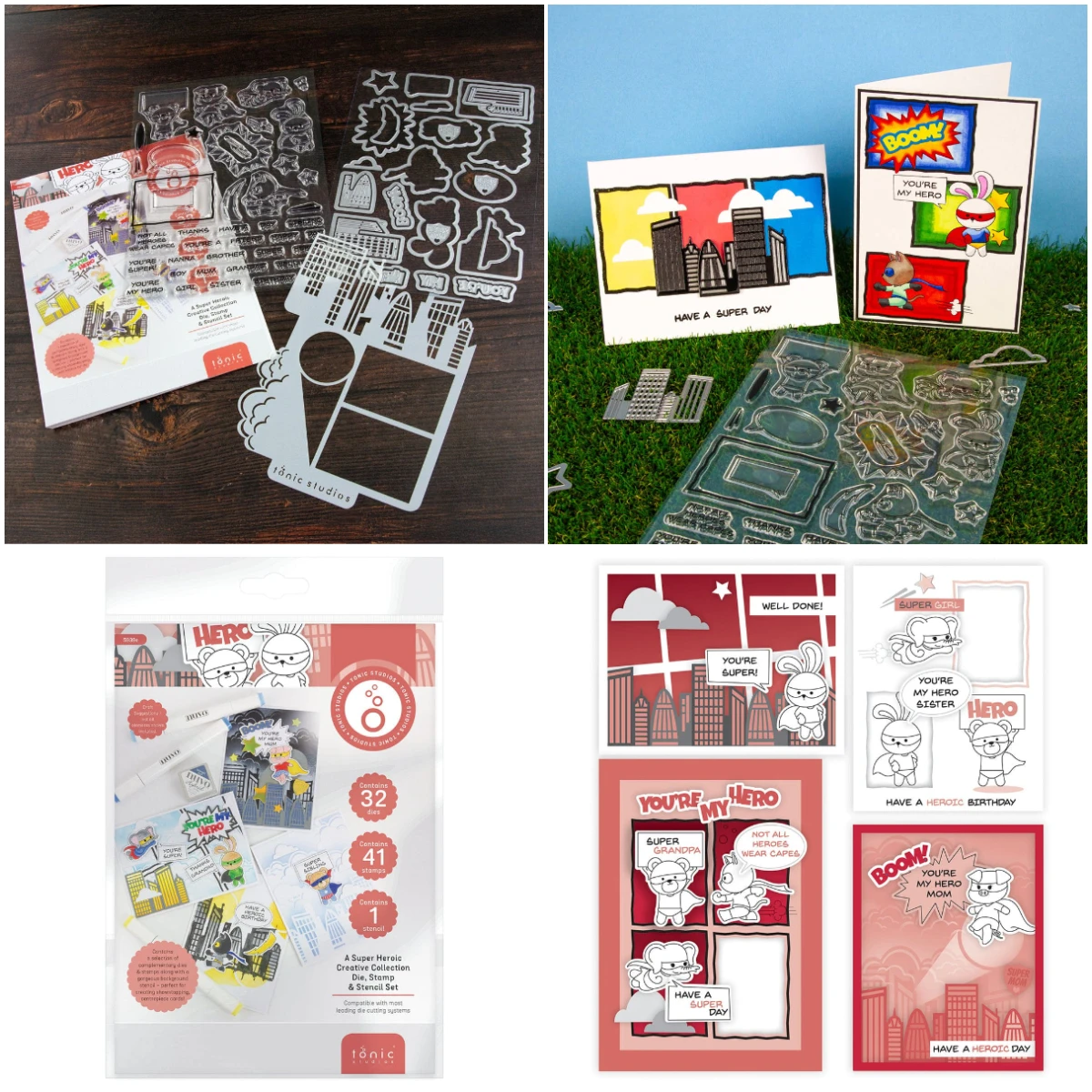 

A SUPER HEROIC CREATIVE COLLECTION Cutting Dies Scrapbook Diary Decoration Stencil Embossing Template DIY Greeting card handmade