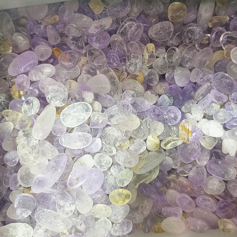 8--12mm Natural Amethyst Crystal Stone Treatment for Home Decoration