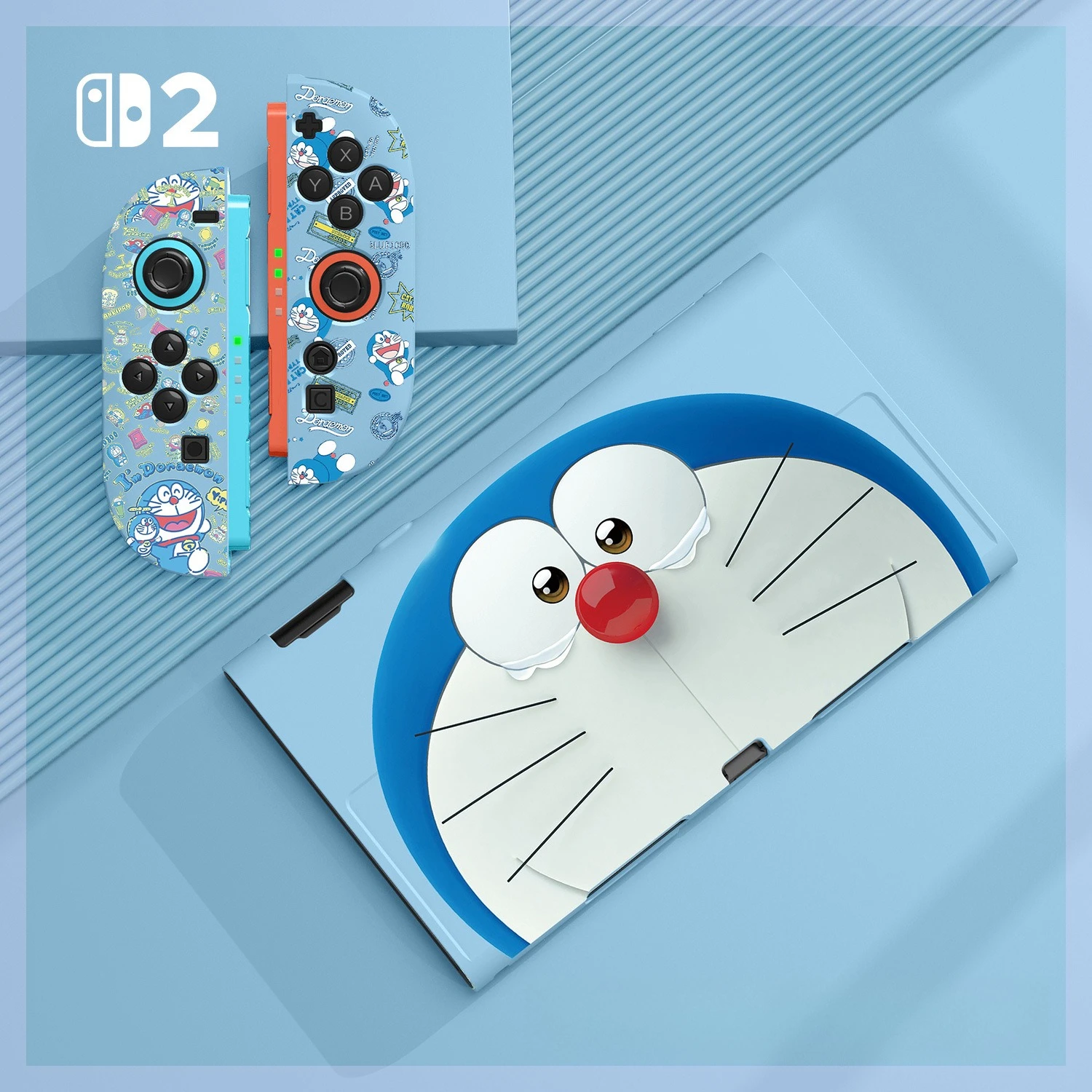 حافظة واقية لمفتاح عبقور الكرتونية لجهاز نينتندو سويتش 2 NS2 OLED وحدة تحكم ألعاب ناعمة من البولي يوريثان الحراري ديكورات شل هدايا