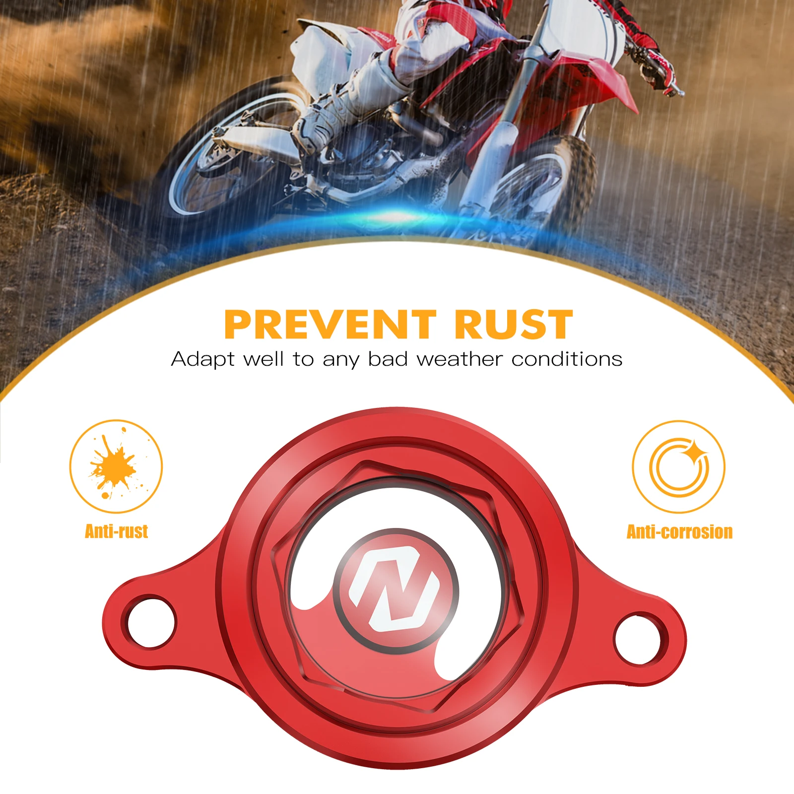 NICECNC Transparent Engine Oil Filter Cover Cap For Honda CRF450R CRF 450R 450 R 2009-2016 2015 2014 Aluminum Alloy Motorcycle