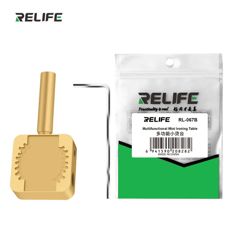 RELIFE RL-067B 3in1 Multifunktionaler kleiner Bügeltisch für 936/T12/210 Telefon A9-A18 Pro Nano Rapid Heating Schweißstation – Detail 9
