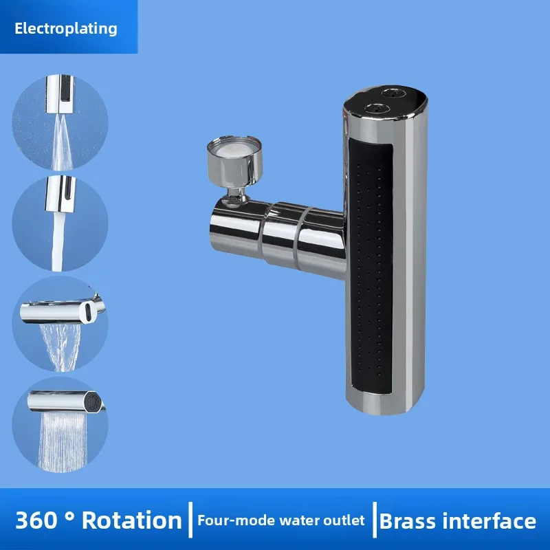 

Распылительная насадка для кухонного смесителя — брызгозащищенный водопад и пенообразователь — универсальный быстроразъемный вращающийся удлинитель для крана
