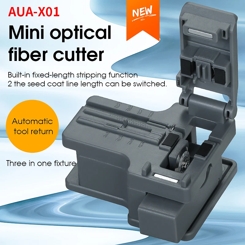 COMPTYCO AUA-X01 Mini Fiber Cleaver Optical Fiber Cable Cutting Tool FTTH Cold Connection Fiber Optic Cutter