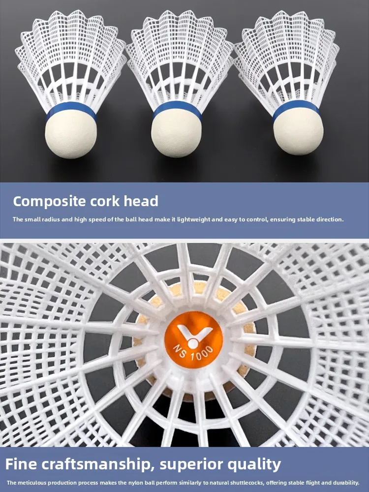 

Нейлоновые принадлежности для бадминтона VICTOR NS3000, прочные развлекательные тренировочные принадлежности для занятий спортом на открытом воздухе, принадлежности для фанатов Fitn