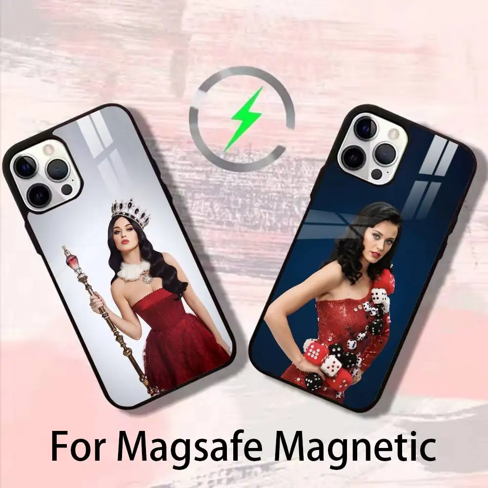 

K-Katy P-Perry Phone Case For iPhone 17,16,15,14,13,12,Plus,Pro,Max For Magsafe Magnetic Wireless Charge