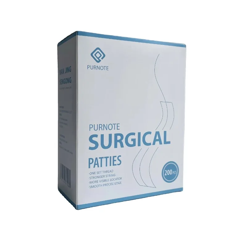 X-ray Detectable neurosurgery absorbent mini surgical patties