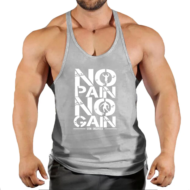 Summer Cotton t Shirt Sport Tops Singlet Sleeveless Shirts Men Tank Top Bodybuilding Vest Gym Men Clothing Streetwear