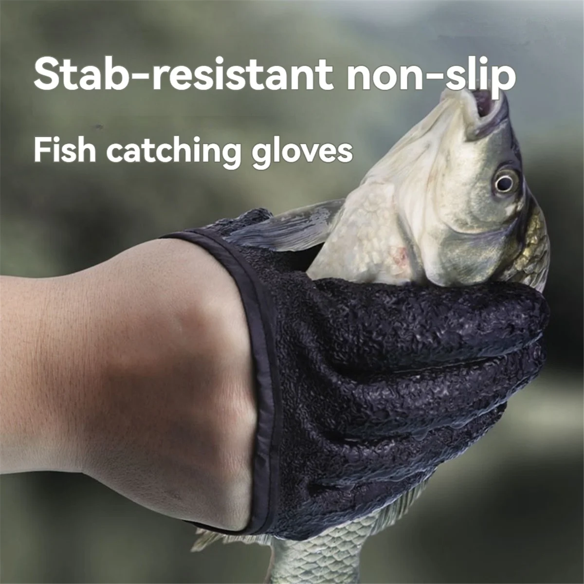 

LALA левая и правая профессиональная латексная рыболовная перчатка для ловли рыбы, противоскользящая защита рук, царапины для прокола рыбака