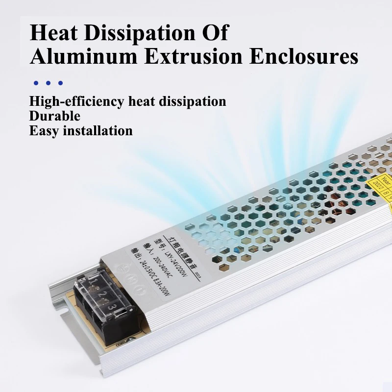 LED امدادات الطاقة تيار مستمر 12 فولت 24 فولت محول التيار المتناوب 220 فولت إلى تيار مستمر 12 فولت 24 فولت امدادات الطاقة 60 واط 100 واط 150 واط 200 واط 300 واط 400 واط لشريط LED شريط مصابيح #3